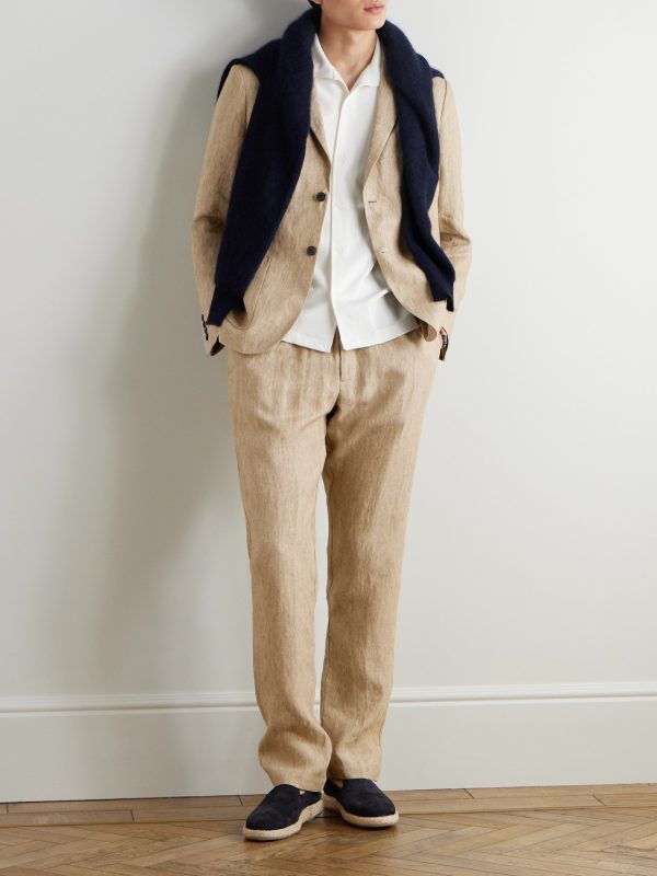Linen Suit Jacket - OU Linen Suit Jacket - OU