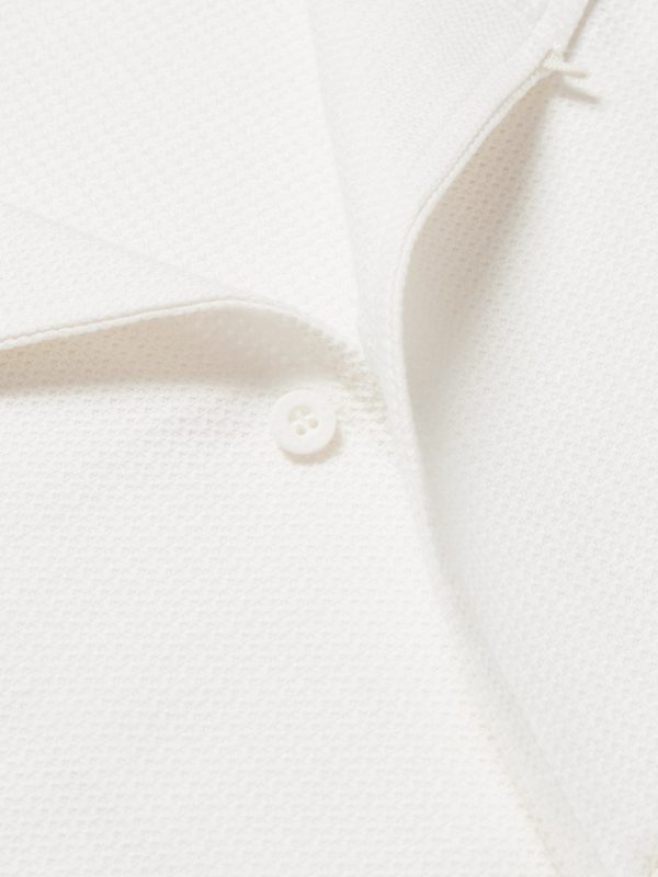 Convertible-Collar Cotton-Piqué Polo Shirt - CU Convertible-Collar Cotton-Piqué Polo Shirt - CU