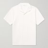 Convertible-Collar Cotton-Piqué Polo Shirt Convertible-Collar Cotton-Piqué Polo Shirt