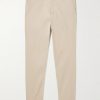 Straight-Leg Garment-Dyed Cotton-Blend Twill Chinos Straight-Leg Garment-Dyed Cotton-Blend Twill Chinos