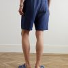 Straight-Leg Linen Shorts - BK