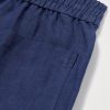 Straight-Leg Linen Shorts - CU