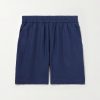 Straight-Leg Linen Shorts