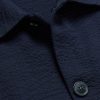 Wool-Blend Seersucker Shirt Jacket - CU