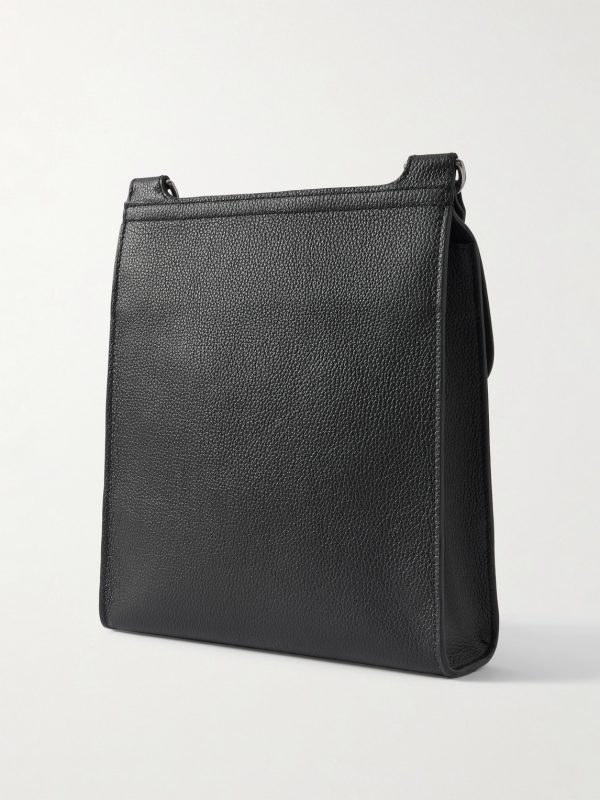Antony Full-Grain Leather Messenger Bag - BK