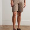 Straight-Leg Garment-Dyed Cotton-Blend Twill Chino Shorts - FR Straight-Leg Garment-Dyed Cotton-Blend Twill Chino Shorts - FR