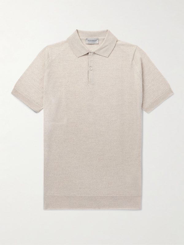 Payton Slim-Fit Wool Polo Shirt Payton Slim-Fit Wool Polo Shirt