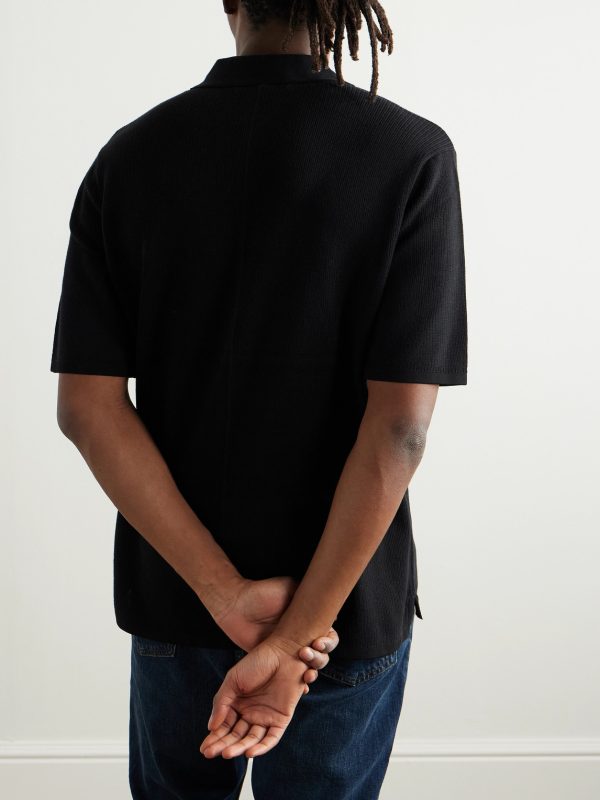 Harvey Cotton-Blend Polo Shirt - BK