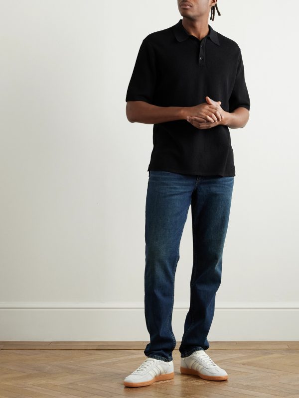 Harvey Cotton-Blend Polo Shirt - OU