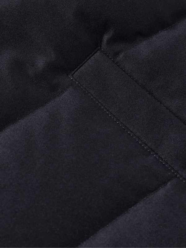 Quilted Green Storm System® Wool and Silk-Blend Twill Down Jacket - E1