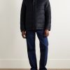 Quilted Green Storm System® Wool and Silk-Blend Twill Down Jacket - OU