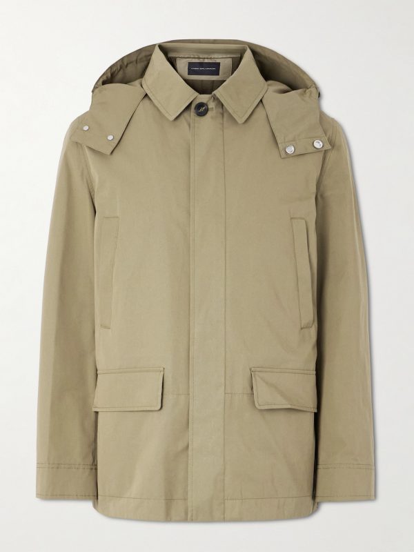 Cotton-Blend Twill Parka