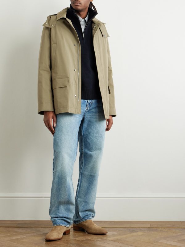 Cotton-Blend Twill Parka - OU