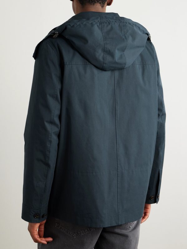 Cotton-Blend Twill Parka - BK