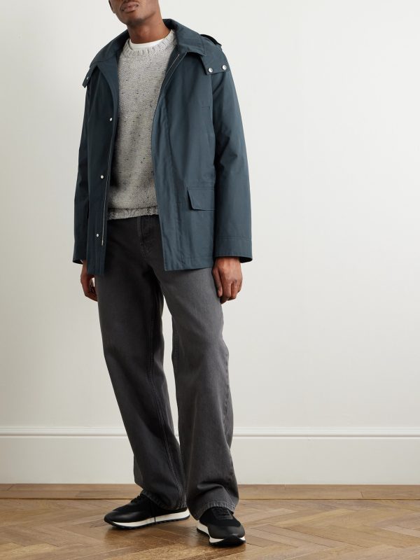 Cotton-Blend Twill Parka - OU