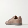 BW Army Suede-Trimmed Waxed-Canvas Sneakers - BK BW Army Suede-Trimmed Waxed-Canvas Sneakers - BK