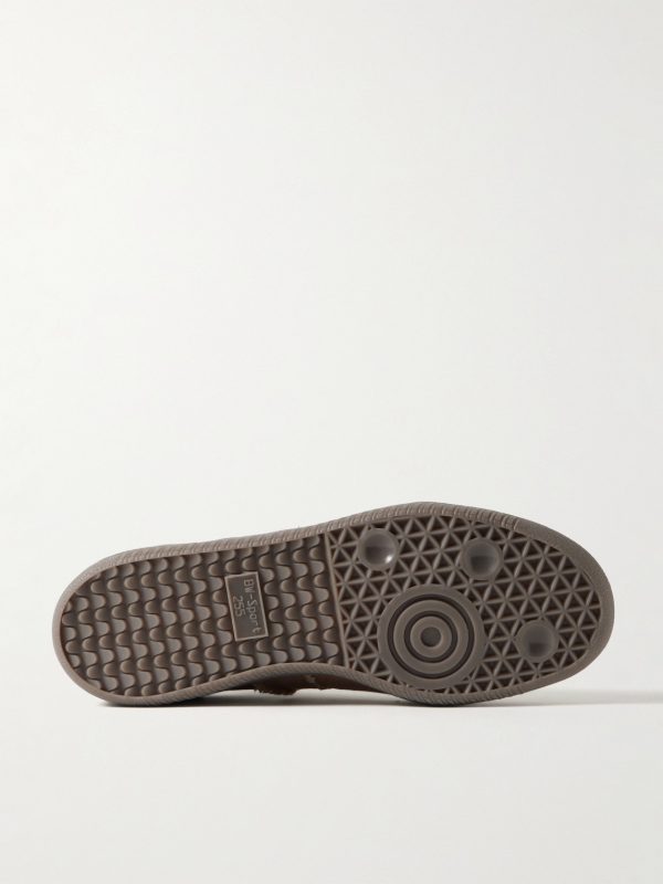 BW Army Suede-Trimmed Waxed-Canvas Sneakers - E1 BW Army Suede-Trimmed Waxed-Canvas Sneakers - E1
