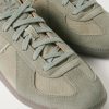 BW Army Suede-Trimmed Waxed-Canvas Sneakers - CU BW Army Suede-Trimmed Waxed-Canvas Sneakers - CU