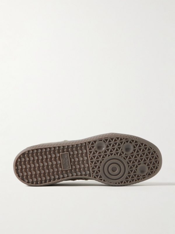 BW Army Suede-Trimmed Waxed-Canvas Sneakers - E1 BW Army Suede-Trimmed Waxed-Canvas Sneakers - E1