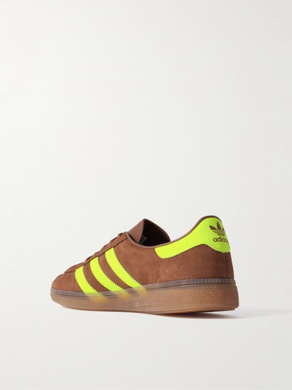 Muenchen Leather-Trimmed Suede Sneakers - BK Muenchen Leather-Trimmed Suede Sneakers - BK