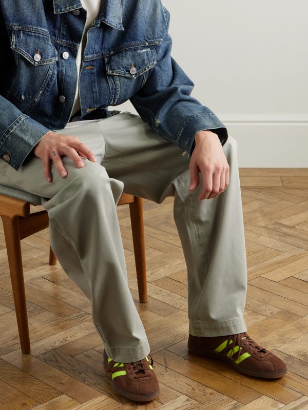 Muenchen Leather-Trimmed Suede Sneakers - OU Muenchen Leather-Trimmed Suede Sneakers - OU