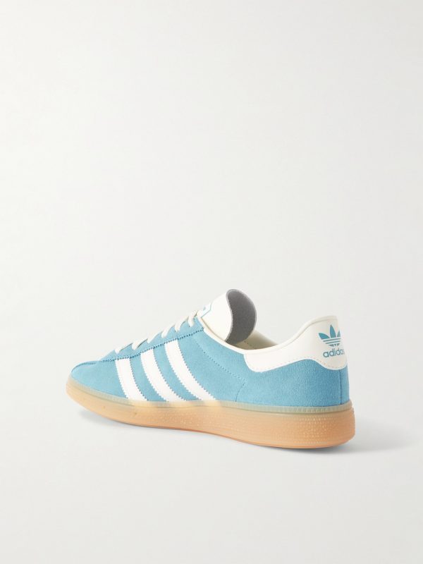 Muenchen Leather-Trimmed Suede Sneakers - BK Muenchen Leather-Trimmed Suede Sneakers - BK