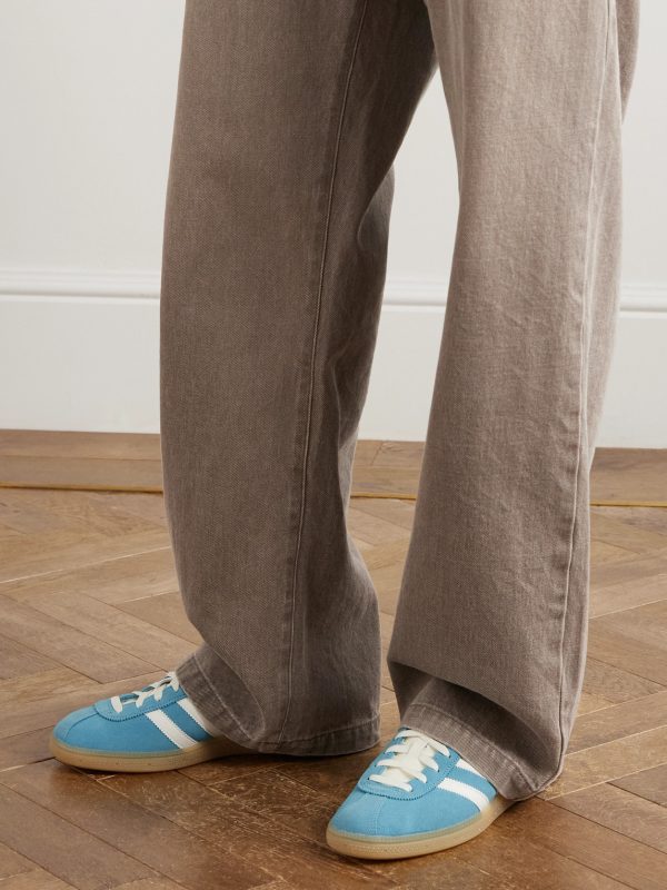 Muenchen Leather-Trimmed Suede Sneakers - OU Muenchen Leather-Trimmed Suede Sneakers - OU