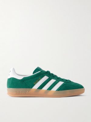Gazelle Indoor Leather-Trimmed Suede Sneakers Gazelle Indoor Leather-Trimmed Suede Sneakers