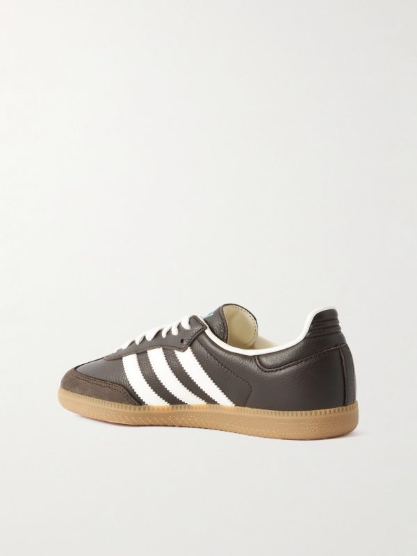 Samba OG Nubuck-Trimmed Leather Sneakers - BK Samba OG Nubuck-Trimmed Leather Sneakers - BK