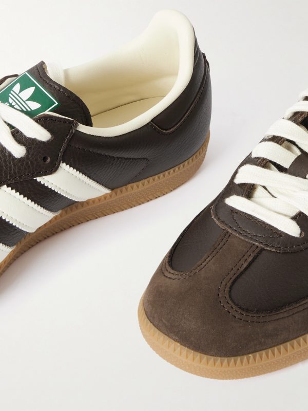 Samba OG Nubuck-Trimmed Leather Sneakers - CU Samba OG Nubuck-Trimmed Leather Sneakers - CU