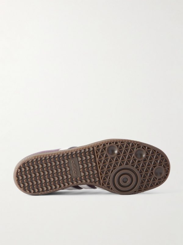 Samba OG Nubuck-Trimmed Leather Sneakers - E1