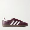 Samba OG Nubuck-Trimmed Leather Sneakers