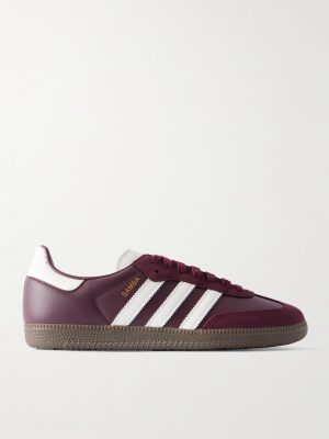Samba OG Nubuck-Trimmed Leather Sneakers Samba OG Nubuck-Trimmed Leather Sneakers