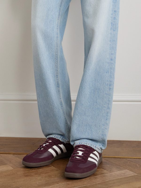 Samba OG Nubuck-Trimmed Leather Sneakers - OU