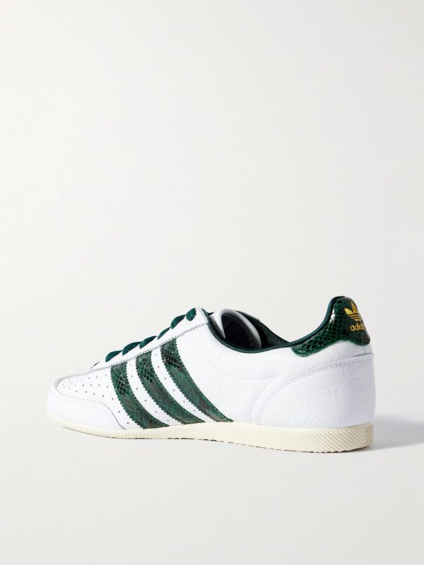 Japan Snake-Effect and Leather Sneakers - BK Japan Snake-Effect and Leather Sneakers - BK