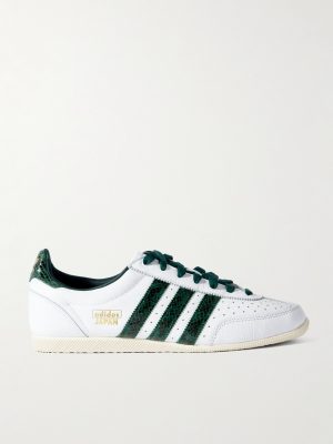 Japan Snake-Effect and Leather Sneakers Japan Snake-Effect and Leather Sneakers