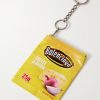 Chips Printed Leather Pouch Chips Printed Leather Pouch