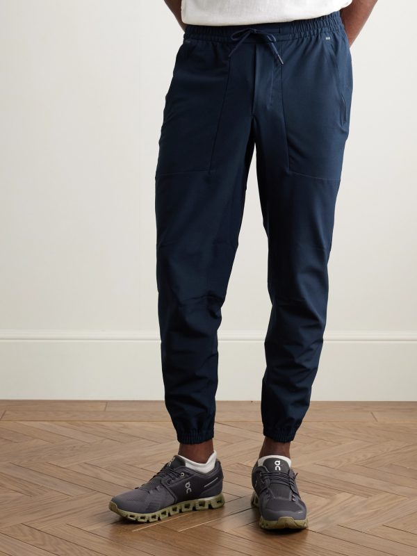 License to Train Slim-Fit Tapered Stretch Recycled-Shell Track Pants - FR