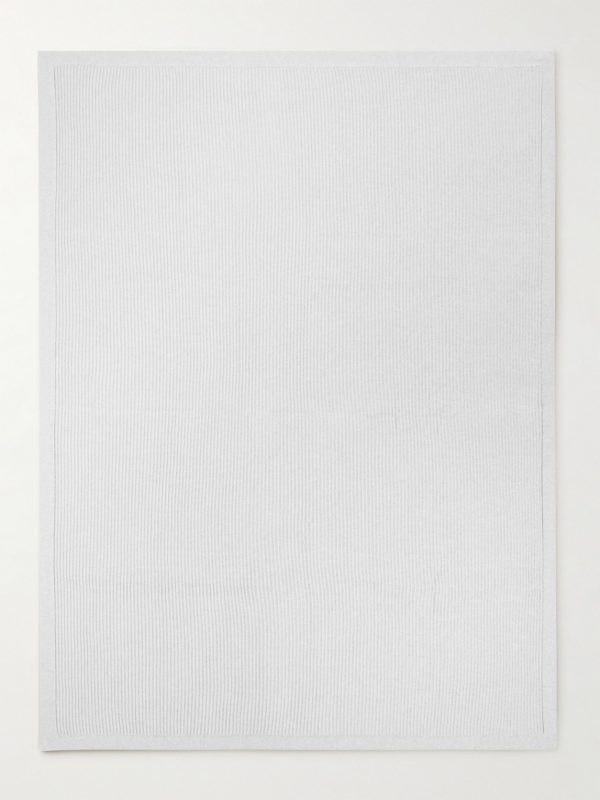 Ribbed Cashmere Blanket - E1