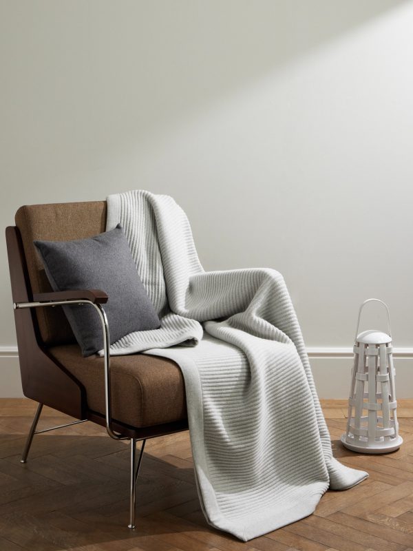 Ribbed Cashmere Blanket - OU