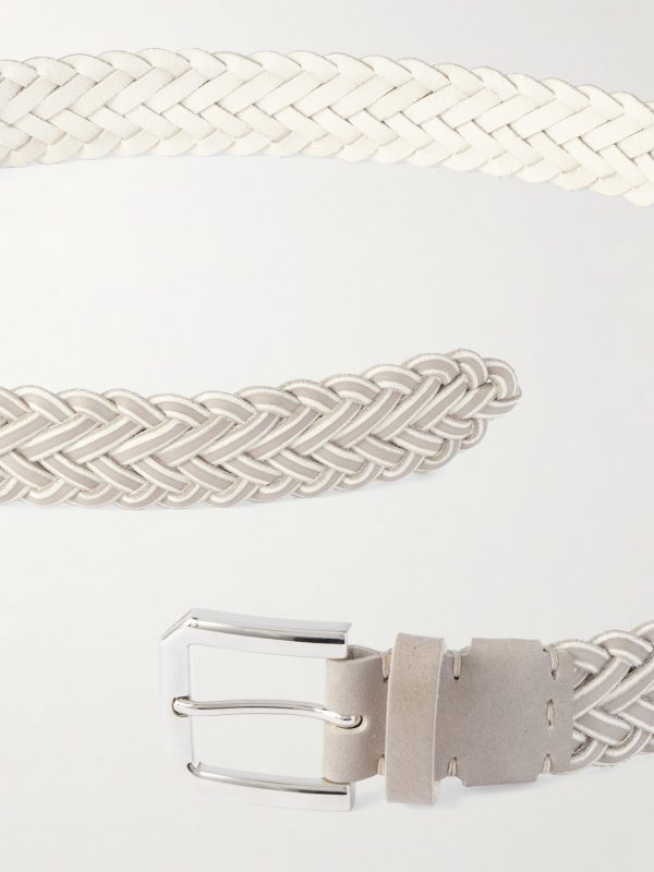 3cm Woven Leather Belt - E1 3cm Woven Leather Belt - E1