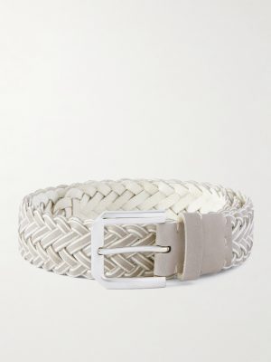 3cm Woven Leather Belt