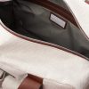 Leather-Trimmed Canvas Weekend Bag - E1 Leather-Trimmed Canvas Weekend Bag - E1
