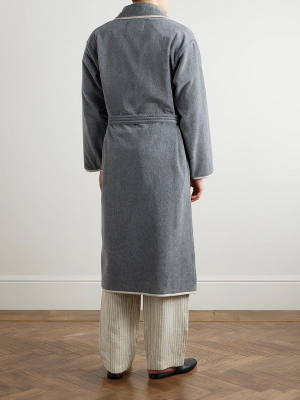 Cotton-Chenille Bathrobe - BK Cotton-Chenille Bathrobe - BK