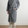 Cotton-Chenille Bathrobe - OU Cotton-Chenille Bathrobe - OU
