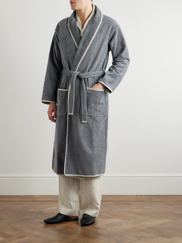 Cotton-Chenille Bathrobe - OU Cotton-Chenille Bathrobe - OU