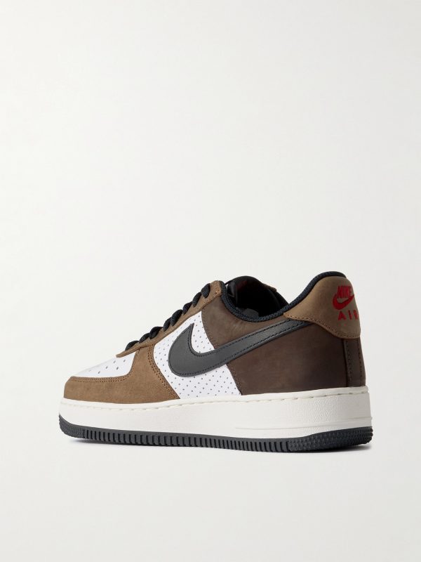 Air Force 1 Low Escape Retro Perforated Leather Sneakers - BK
