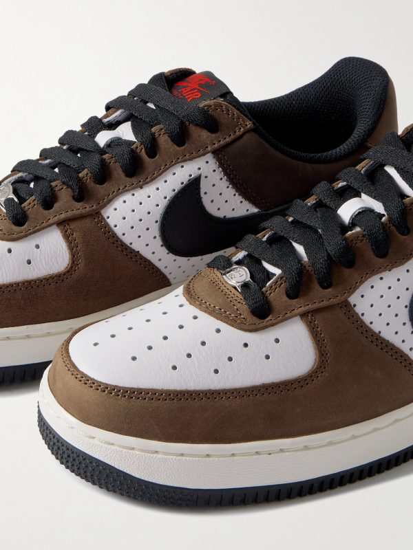 Air Force 1 Low Escape Retro Perforated Leather Sneakers - CU