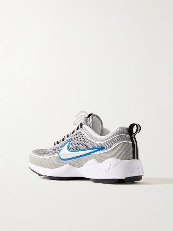 Air Zoom Spiridon Rubber-Trimmed Mesh Sneakers - BK