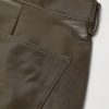 Straight-Leg Leather Cargo Trousers - CU Straight-Leg Leather Cargo Trousers - CU